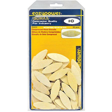 Eazypower 39424 No. 0 Compressed Wood Biscuits, PK50 132255